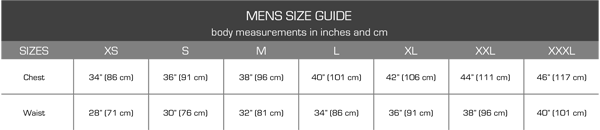 womens rowing size chart