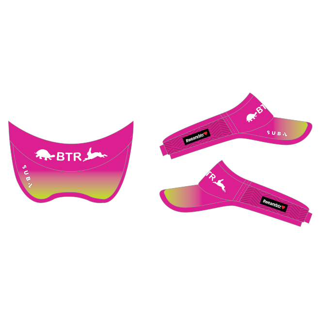 BTR Visor Pink Socks