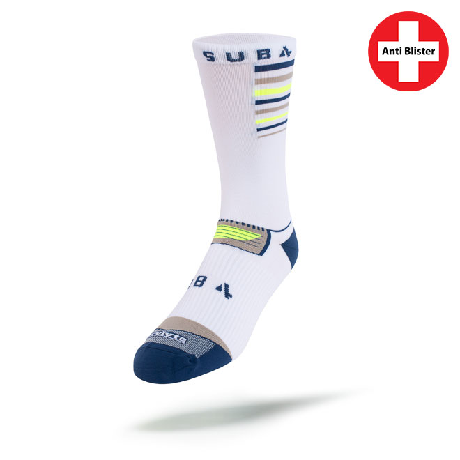 Cycling Socks ¾ CREW (White)