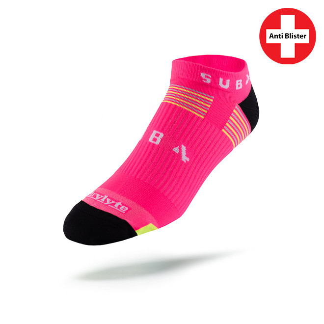 Running Socks DRYLYTE Blister Free Low Rise Pink