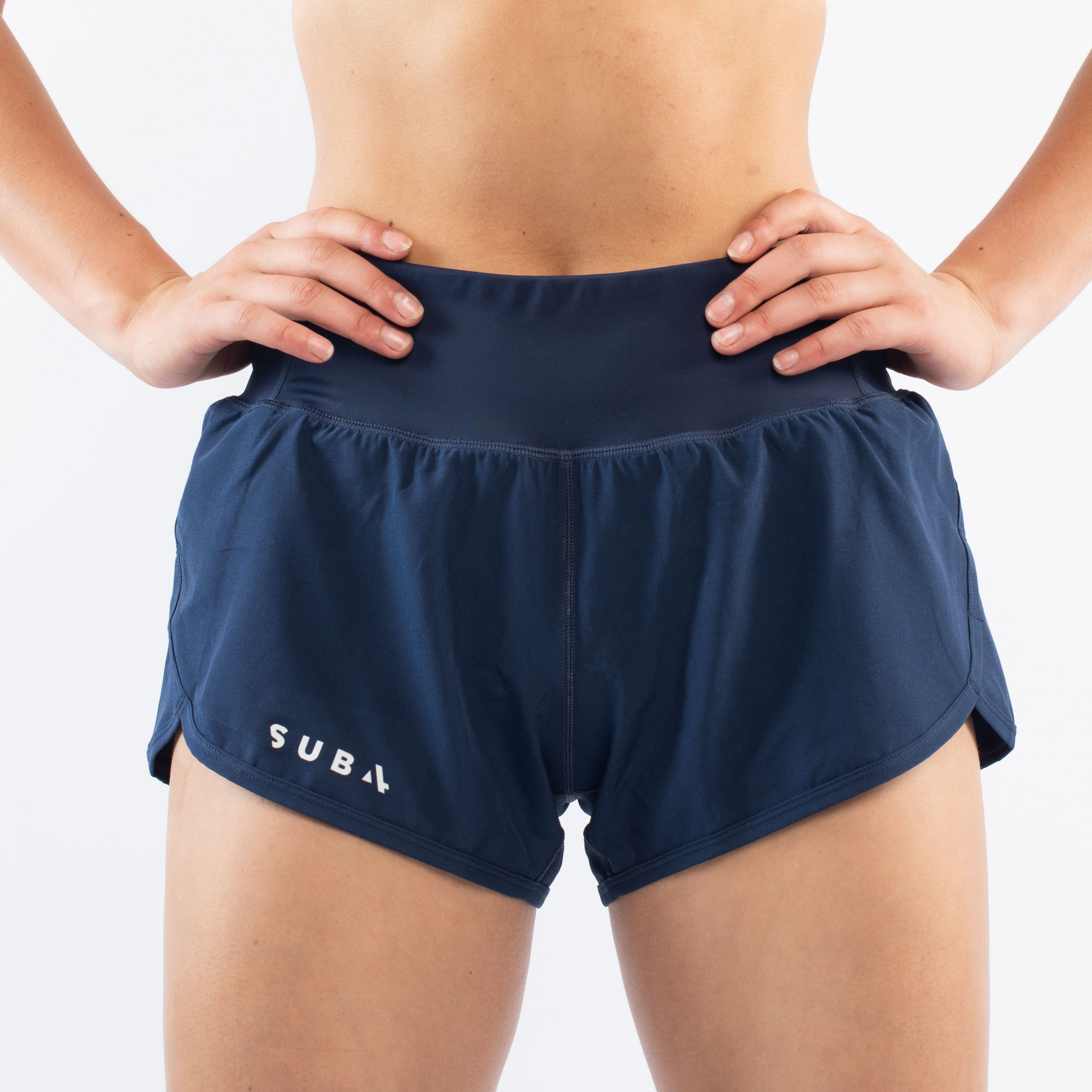 Running Shorts Fast Split Women's Navy - Image 2