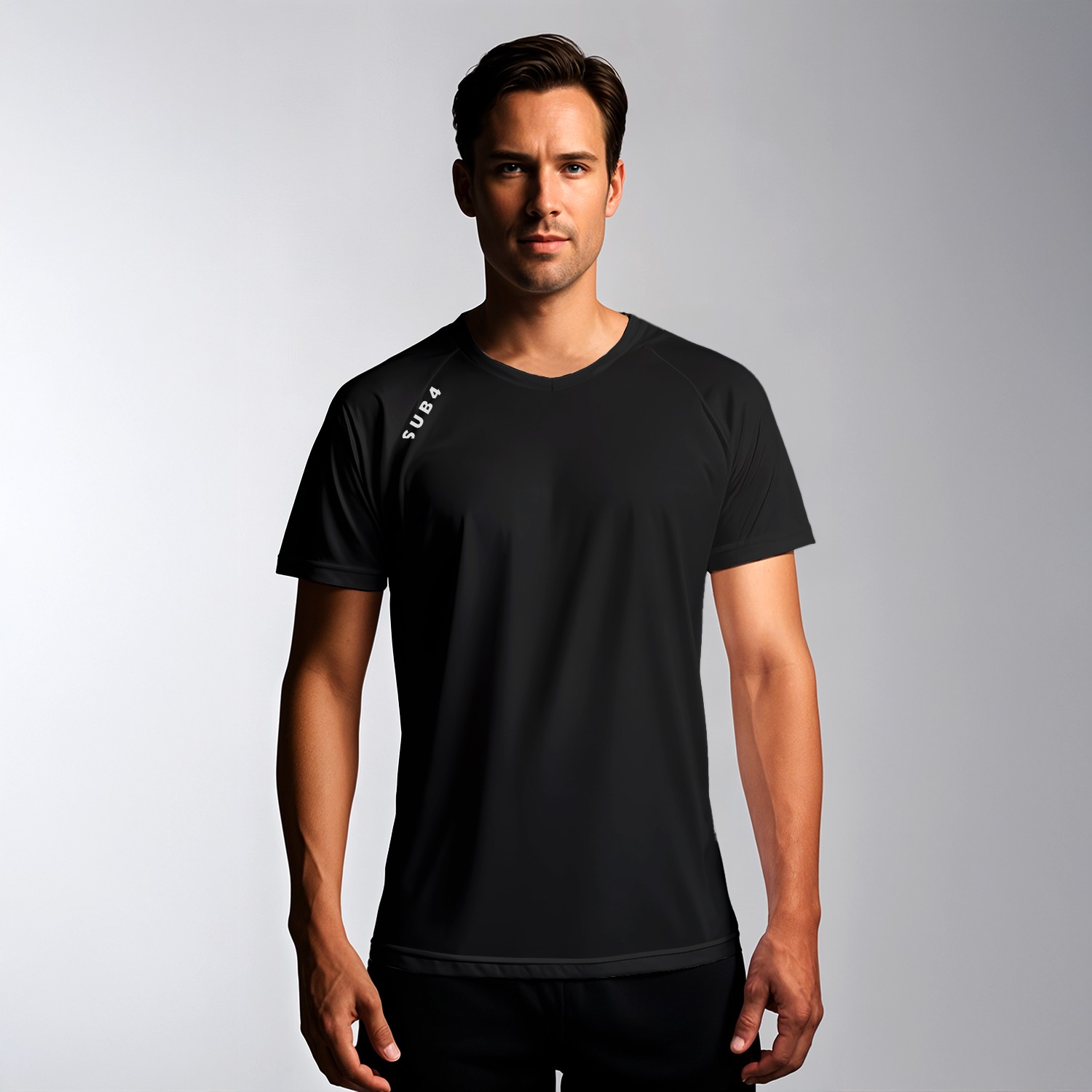 Running T-Shirt Action Black