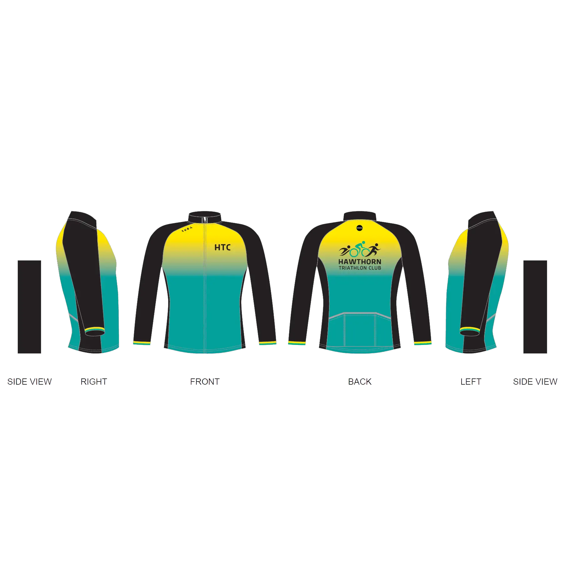 Custom Classic Long Sleeve Cycling Jersey - Image 2