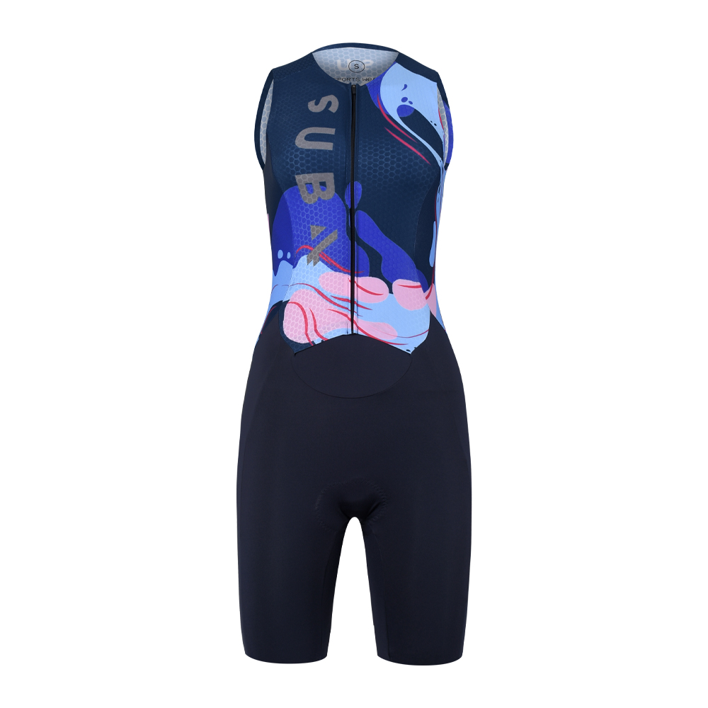 Triathlon Endurance Suit Seamless Women's Hyper Swirl - Image 9