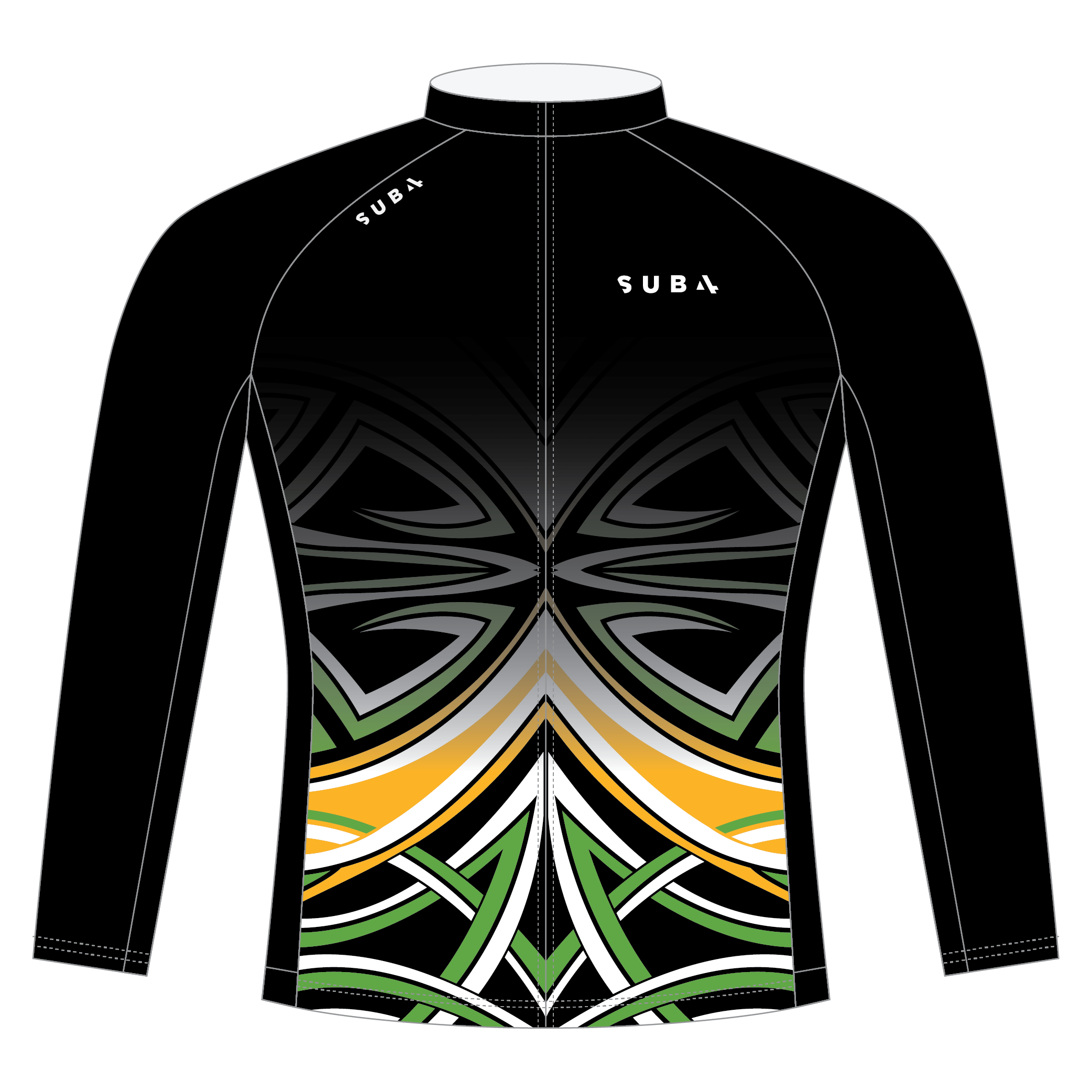 Custom Euro Pro Fit Long Sleeve Cycle Jersey