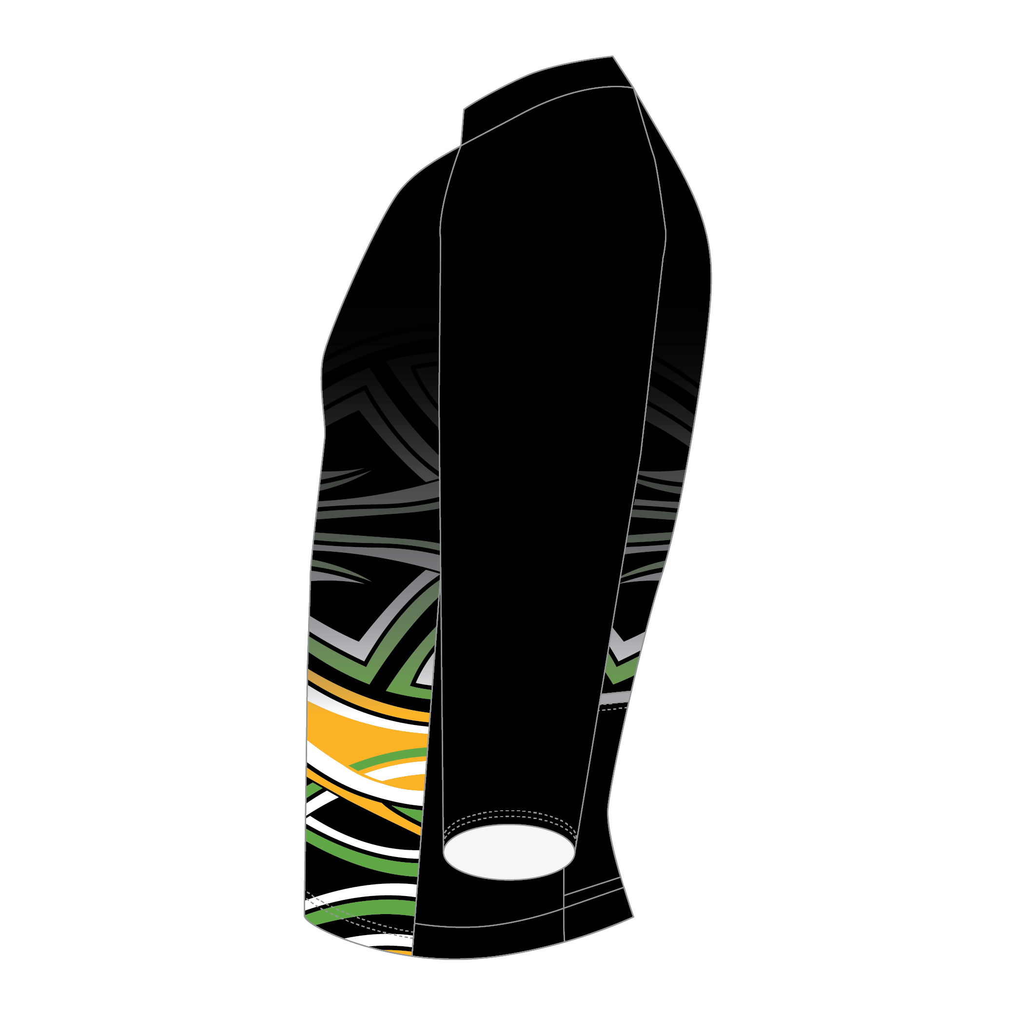 Custom Euro Pro Fit Long Sleeve Cycle Jersey - Image 3